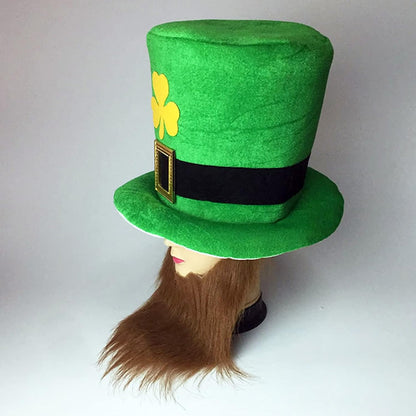 Women Men Green Party Hat for Leprechaun Irish Day Carnival Cosplay Dress Up Party Supplies