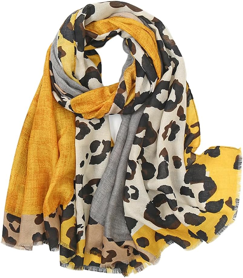 Lightweight Scarves Fashion Flowers Print Women Wrap Scarf Head Shawl