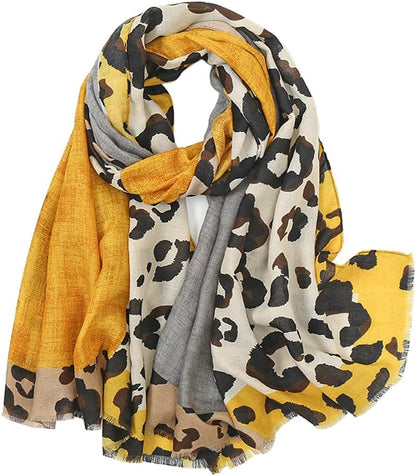 Lightweight Scarves Fashion Flowers Print Women Wrap Scarf Head Shawl