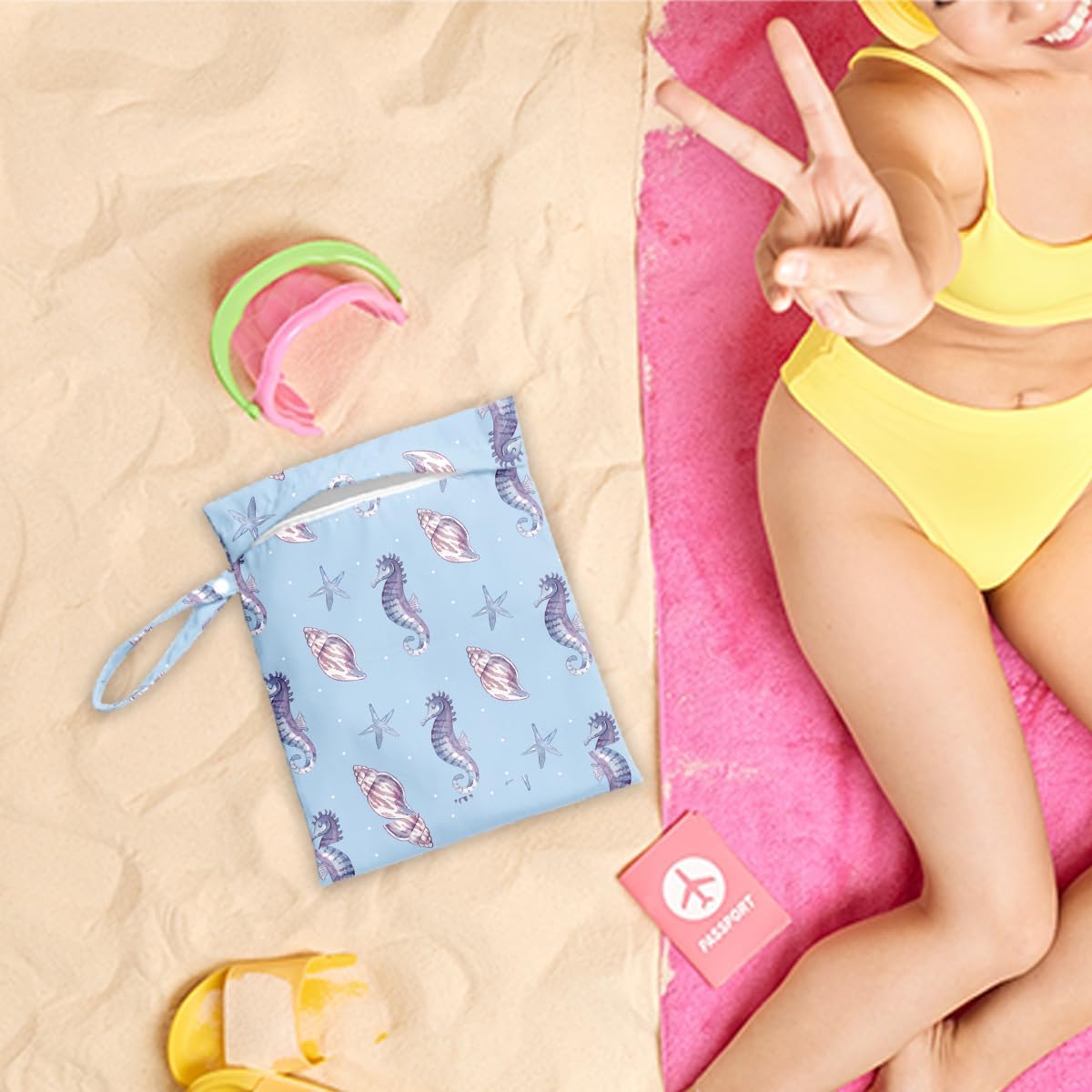 Swimsuits Bathing Suit Bag Beach Toiletry Bag Washable Dirty Clothes Bags for Travel Workout