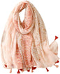 Lightweight Scarves Fashion Flowers Print Women Wrap Scarf Head Shawl