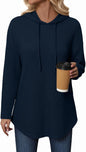 Women Plus Size Sweatshirt. Lightweight Hoodies. Long Sleeve Pullove