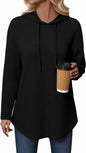 Women Plus Size Sweatshirt. Lightweight Hoodies. Long Sleeve Pullove