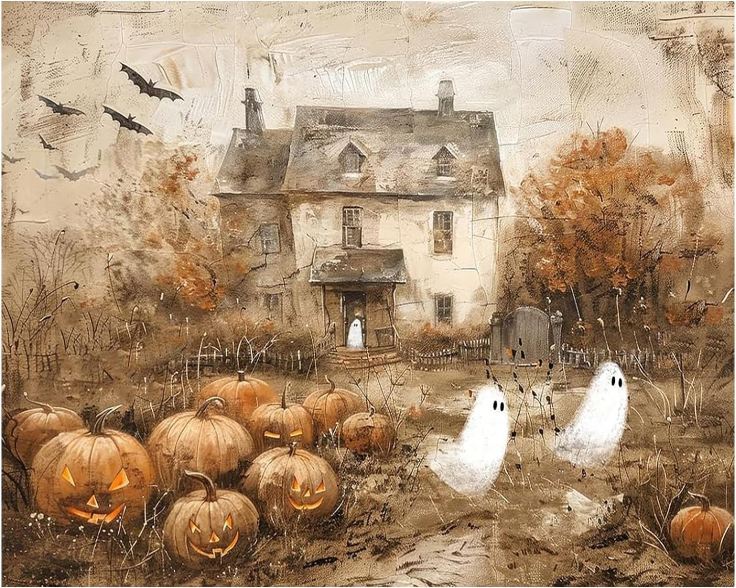 Black Cat Paint by Numbers Kit for Adults Beginner (Without Frame)