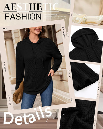 Women Plus Size Sweatshirt. Lightweight Hoodies. Long Sleeve Pullove